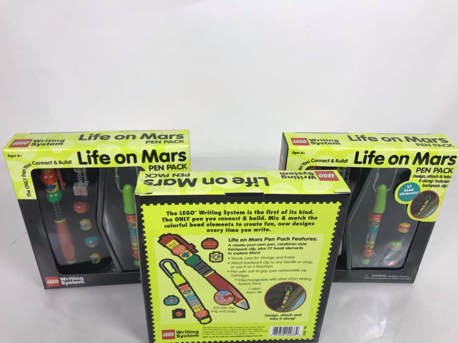 (3) Lego Life On Mars Pen Packs [Photo 5]