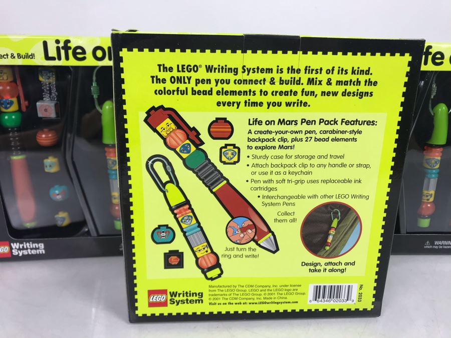 (3) Lego Life On Mars Pen Packs [Photo 4]
