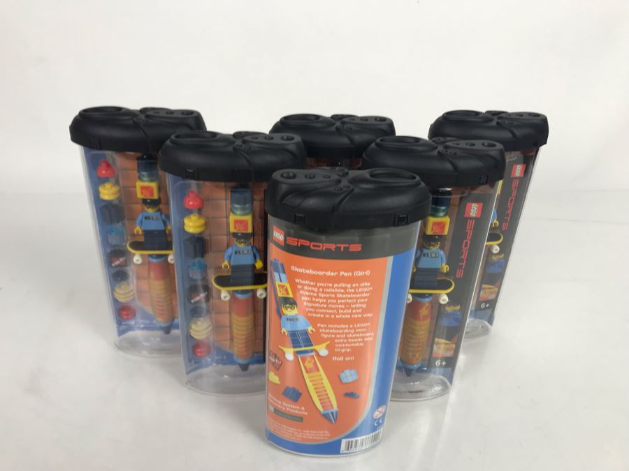 (6) Lego Skateboarder Girl Pens [Photo 5]