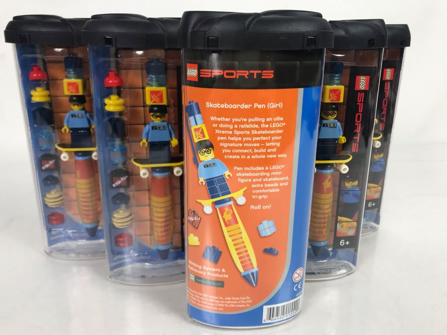 (6) Lego Skateboarder Girl Pens [Photo 4]