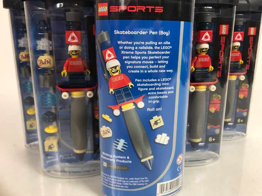 (6) Lego Skateboarder Boy Pens [Photo 4]
