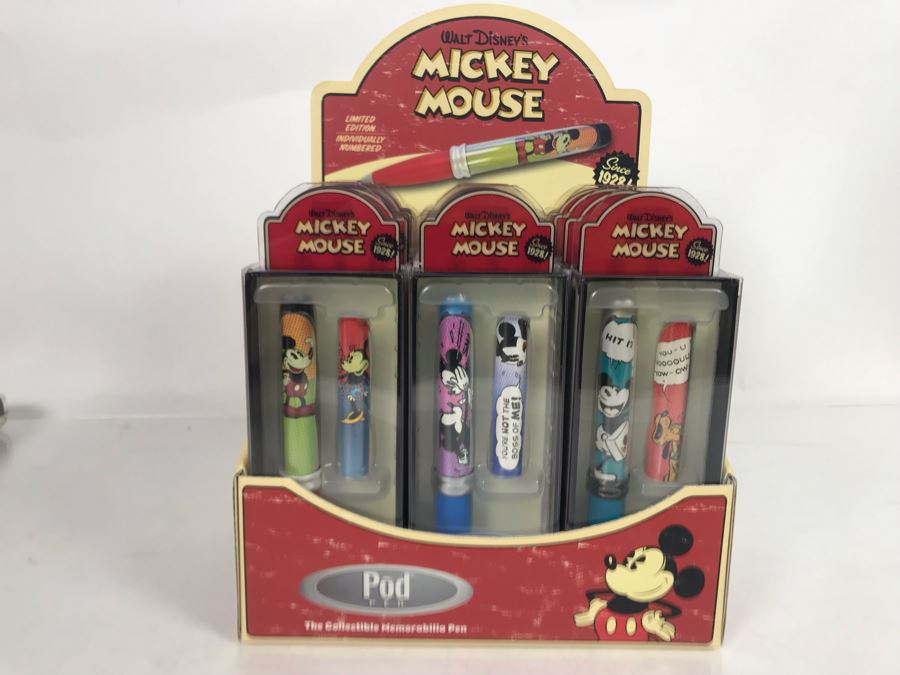 (12) Walt Disney's Mickey Mouse Pod Pens With Store Merchandiser [Photo 2]