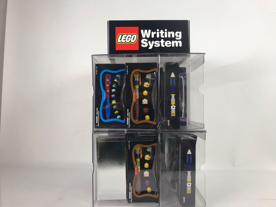 Lego Writing System Acrylic Rotating Store Display With Lego Pens [Photo 3]