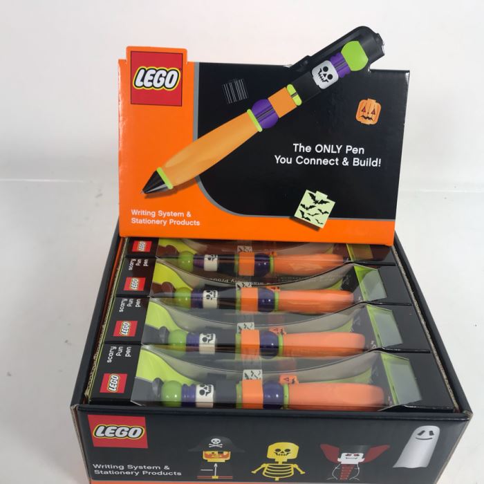 (12) Lego Halloween Pens With Store Merchandiser Display [Photo 3]
