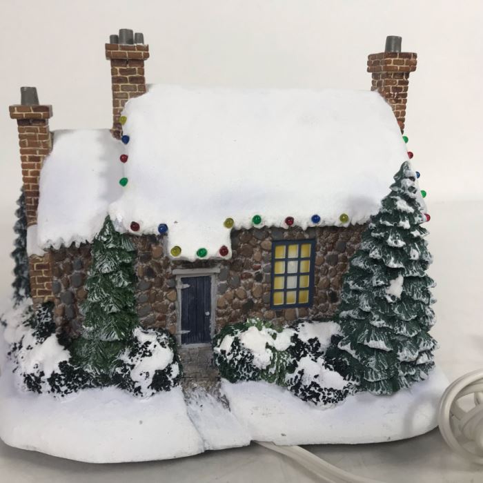 Thomas Kinkade's Village Christmas Collection 'Village Tea Room' By Hawthorne Village [Photo 4]