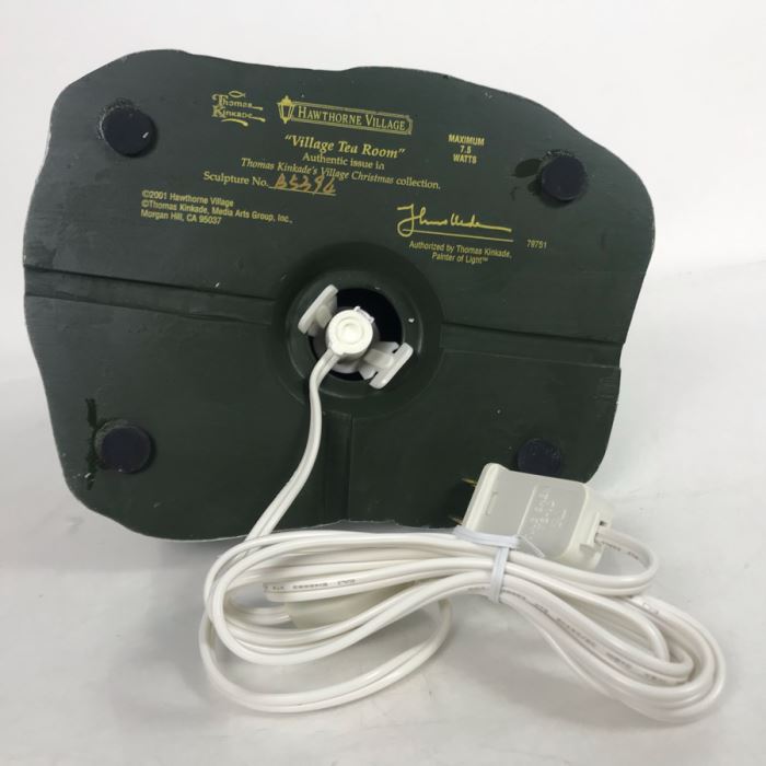 Thomas Kinkade's Village Christmas Collection 'Village Tea Room' By Hawthorne Village [Photo 5]