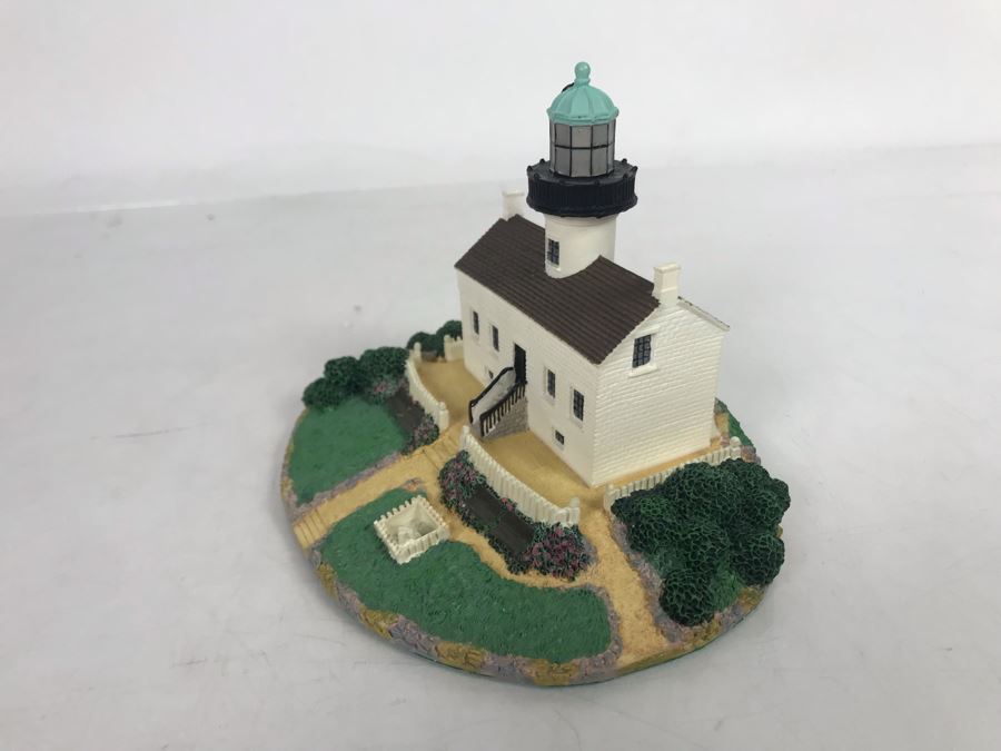The Danbury Mint Old Point Loma Lighthouse Sculpture From Historic American Lighthouses [Photo 3]