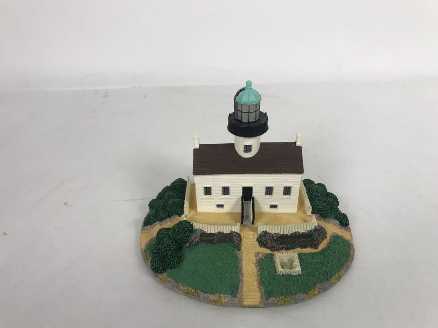 The Danbury Mint Old Point Loma Lighthouse Sculpture From Historic American Lighthouses [Photo 2]