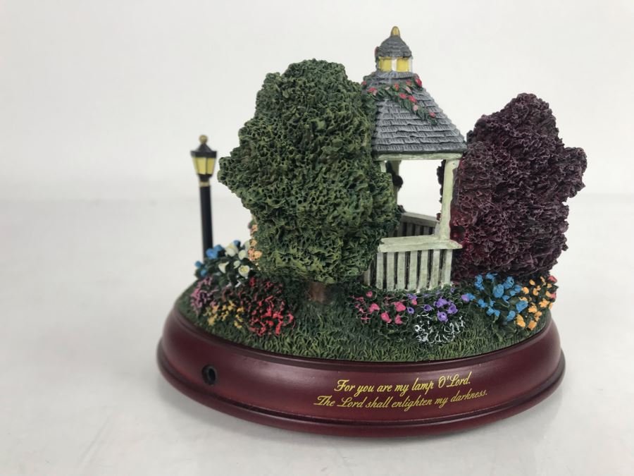 Thomas Kinkade's Gardens Of Prayer Collection 'The Hidden Gazebo' By Hawthorne Village [Photo 4]