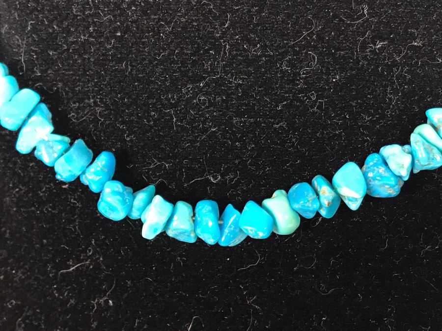 Vintage Turquoise Stone Necklace [Photo 5]