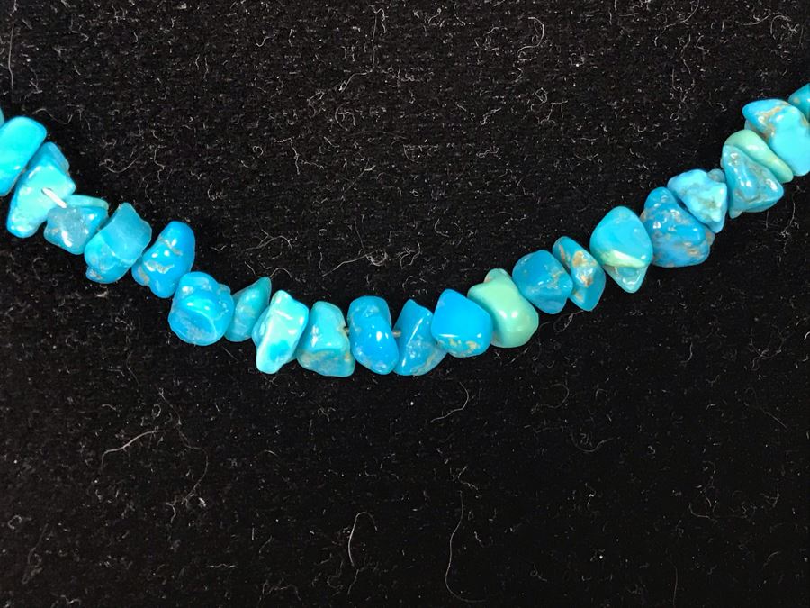 Vintage Turquoise Stone Necklace [Photo 7]