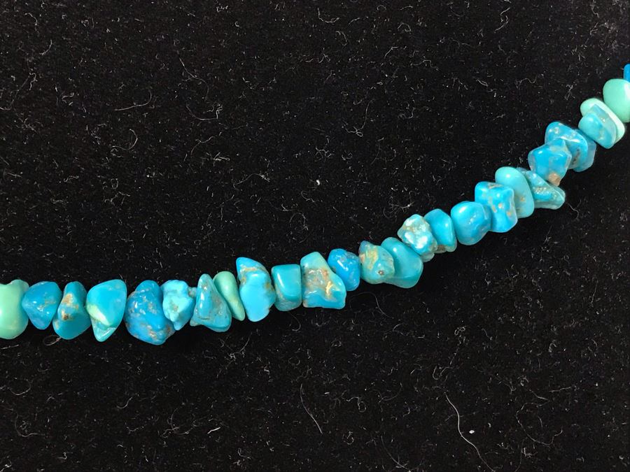 Vintage Turquoise Stone Necklace [Photo 8]
