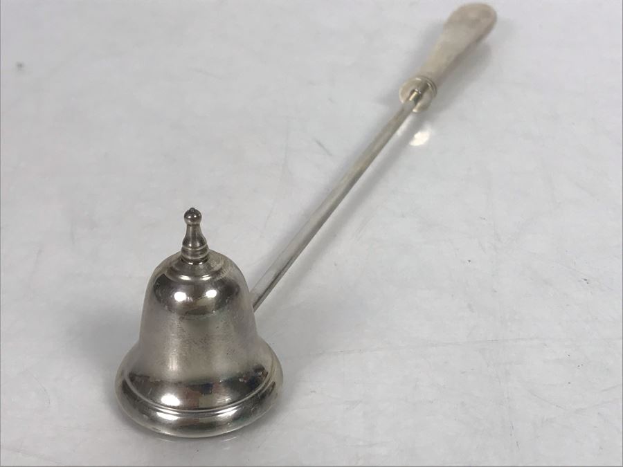 Vintage Sterling Silver Web Candle Snuffer 38.5g Sterling [Photo 3]