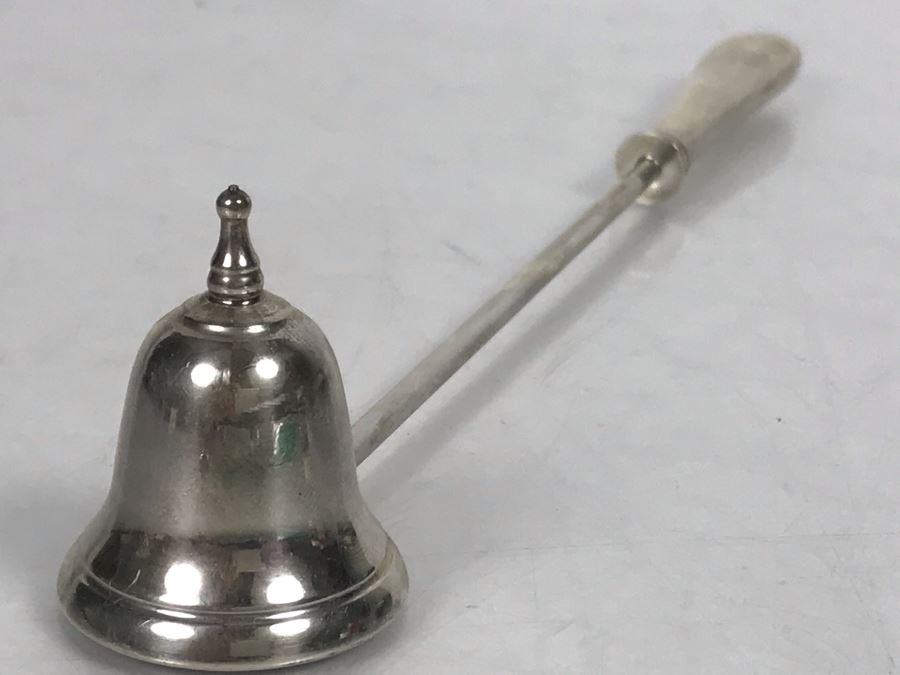 Vintage Sterling Silver Web Candle Snuffer 38.5g Sterling
