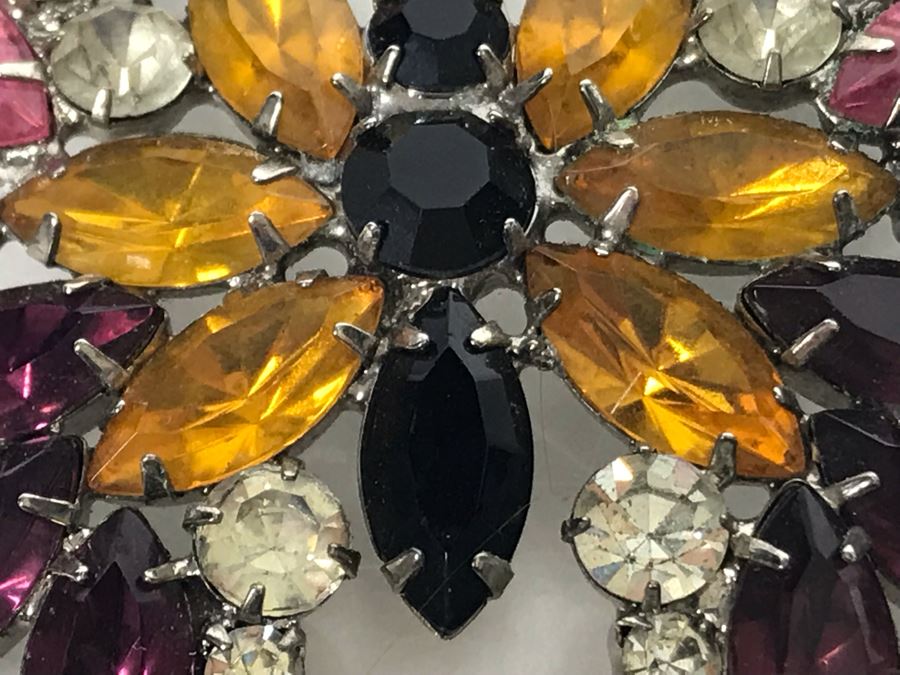 Vintage Rhinestone Butterfly Brooch Pin [Photo 5]