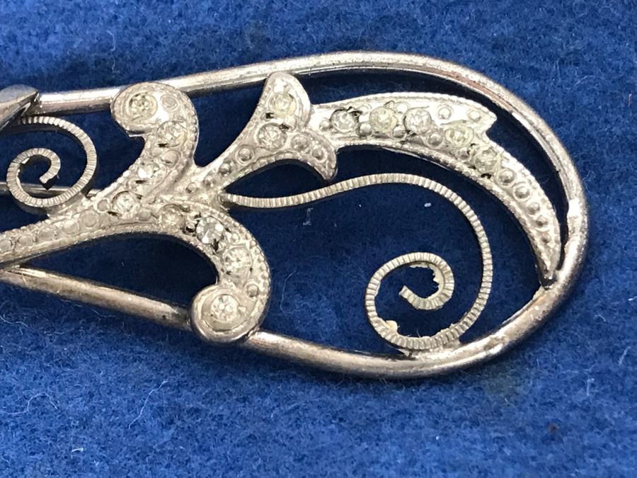 Vintage Sterling Silver Brooch Pin 8.8g [Photo 4]