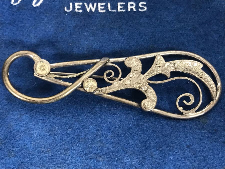 Vintage Sterling Silver Brooch Pin 8.8g [Photo 2]