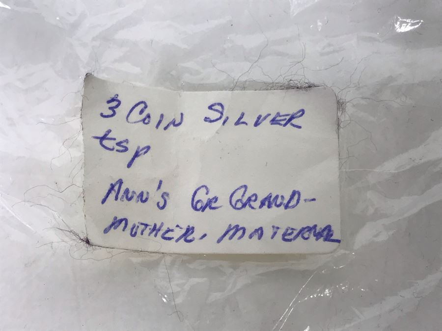 (3) Antique Coin Silver Spoons Signed J C 48.8g [Photo 7]