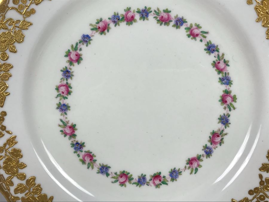 (3) Hammersley & Co China England Gold Decorated Plates 10.5R [Photo 5]