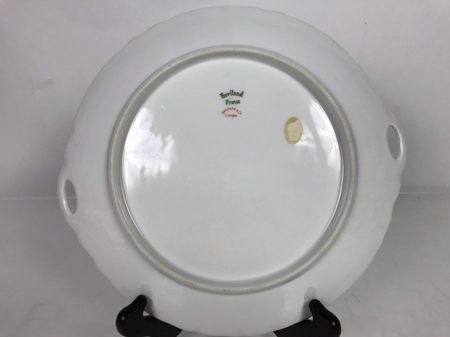 Limoges France Haviland & Co Handled Serving Platter 10.75L [Photo 6]
