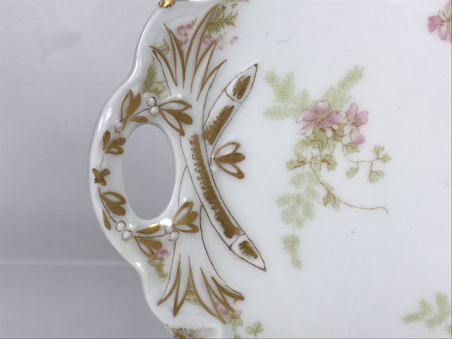 Limoges France Haviland & Co Handled Serving Platter 10.75L [Photo 3]