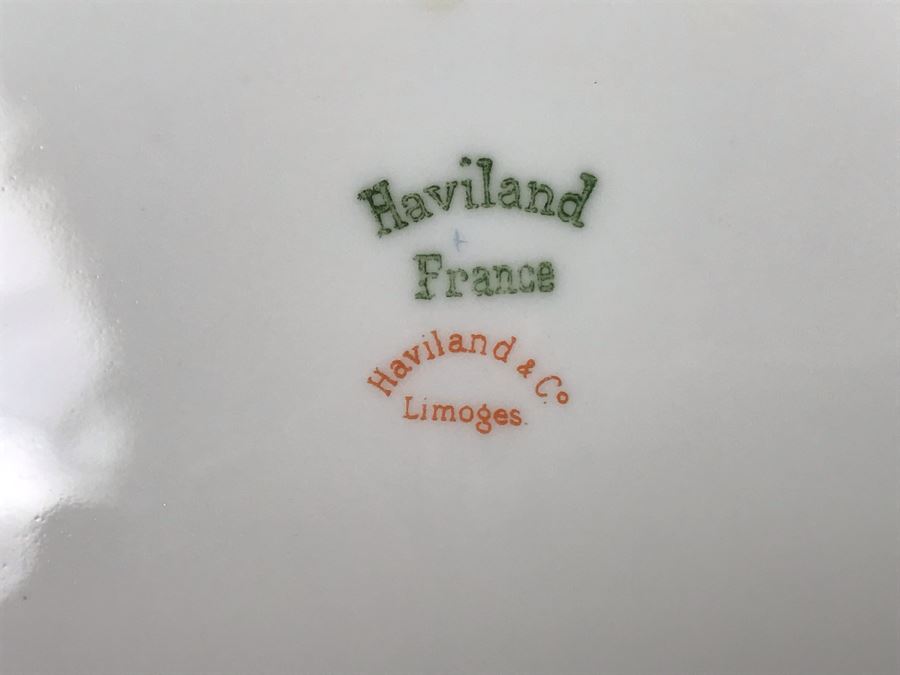 Limoges France Haviland & Co Handled Serving Platter 10.75L [Photo 7]