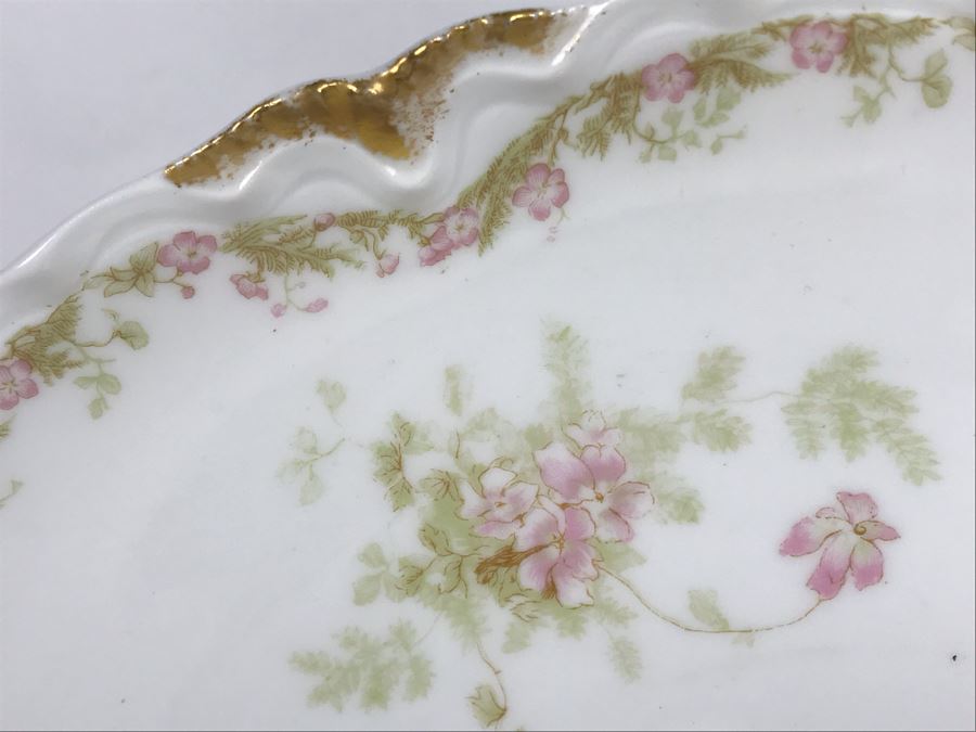 Limoges France Haviland & Co Handled Serving Platter 10.75L [Photo 4]