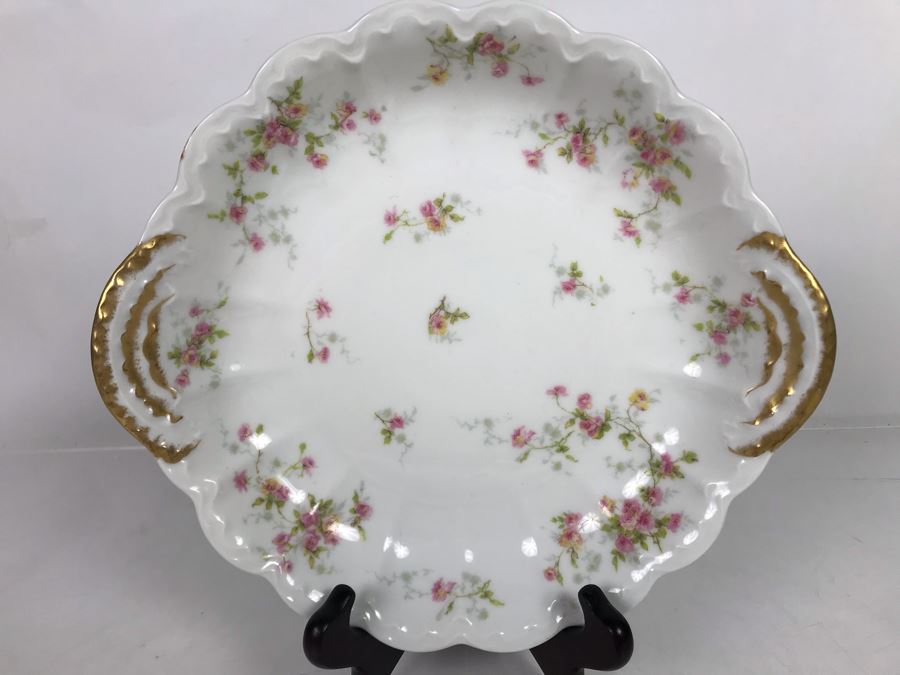 Limoges France Haviland & Co Handled Serving Platter 10.5L [Photo 2]