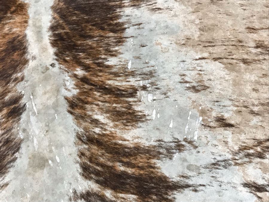 Vintage Cowhide Rug 89 X 96
