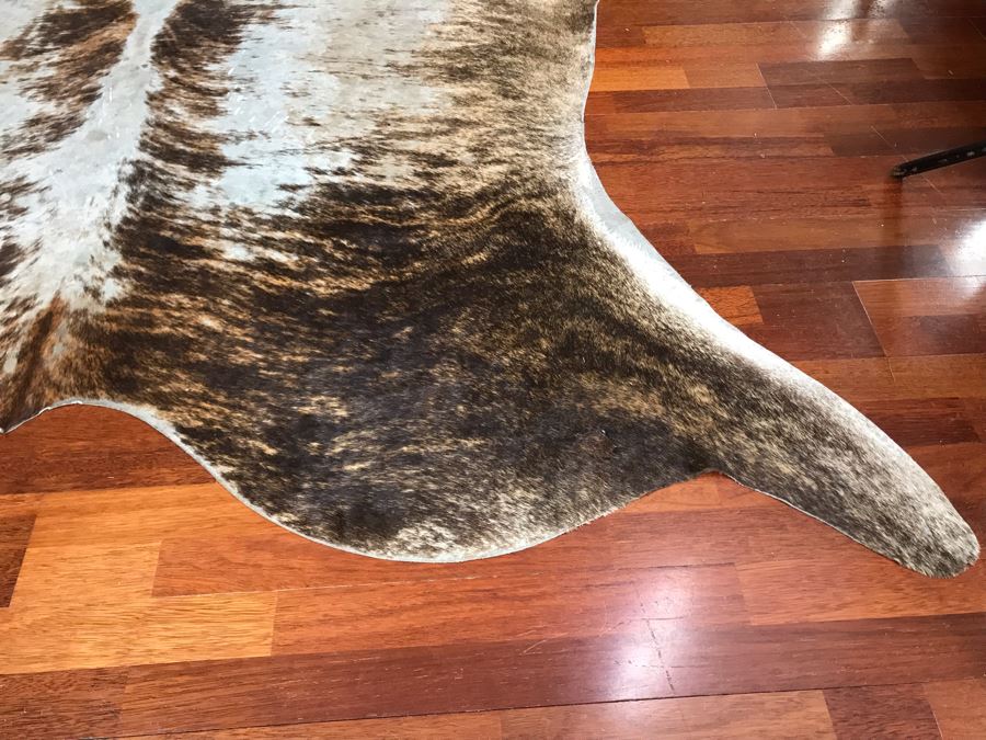 Vintage Cowhide Rug 89 X 96