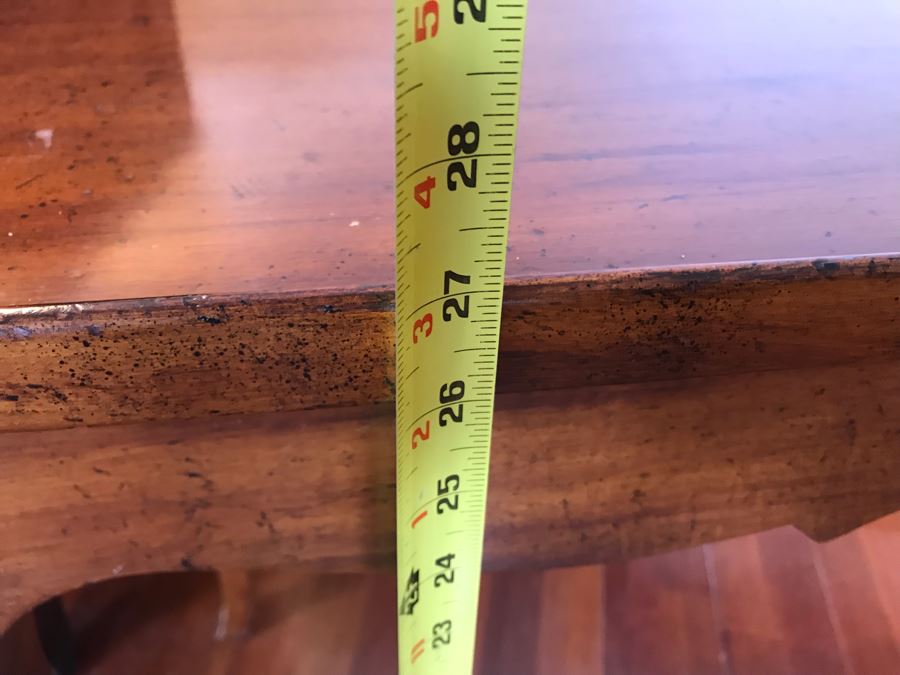 Vintage French Wooden Console Hallway Table 54W X 17D X 27H [Photo 12]