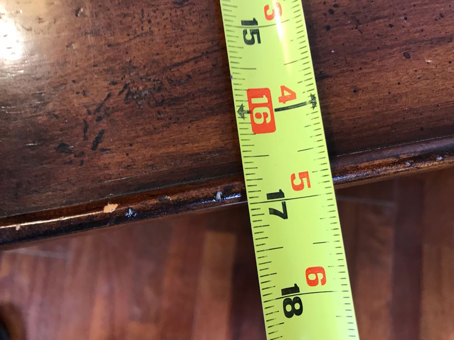 Vintage French Wooden Console Hallway Table 54W X 17D X 27H [Photo 10]