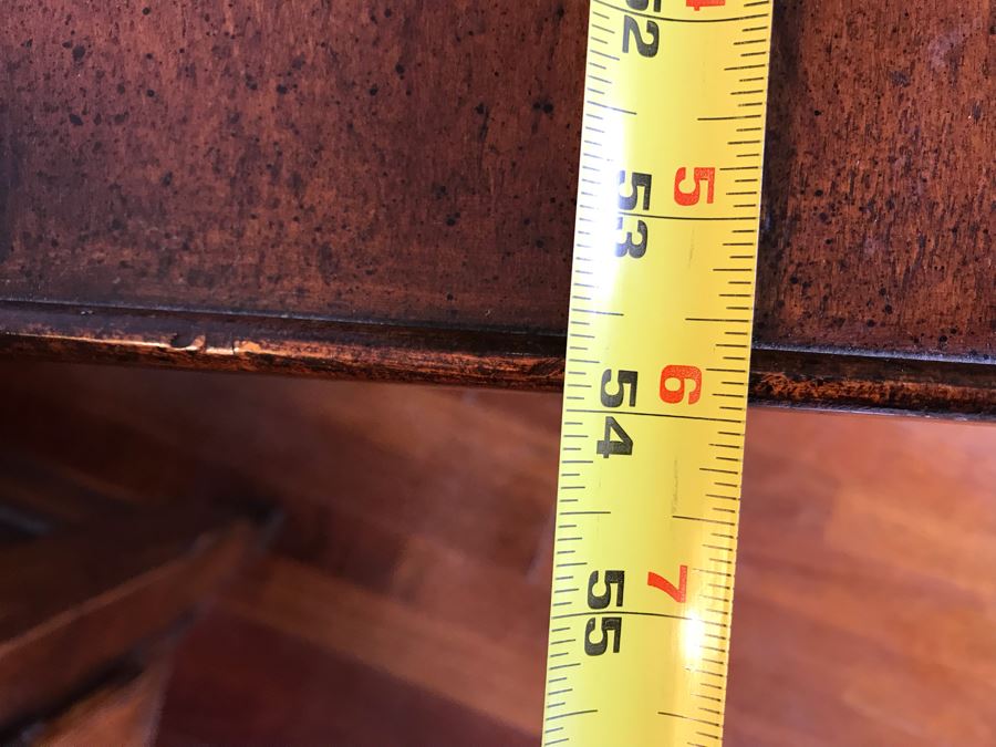 Vintage French Wooden Console Hallway Table 54W X 17D X 27H [Photo 11]