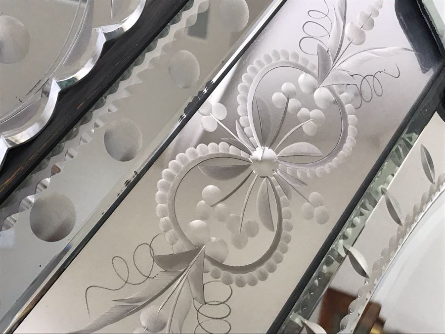 Stunning Large Venetian Wall Mirror 32W X 48H [Photo 10]