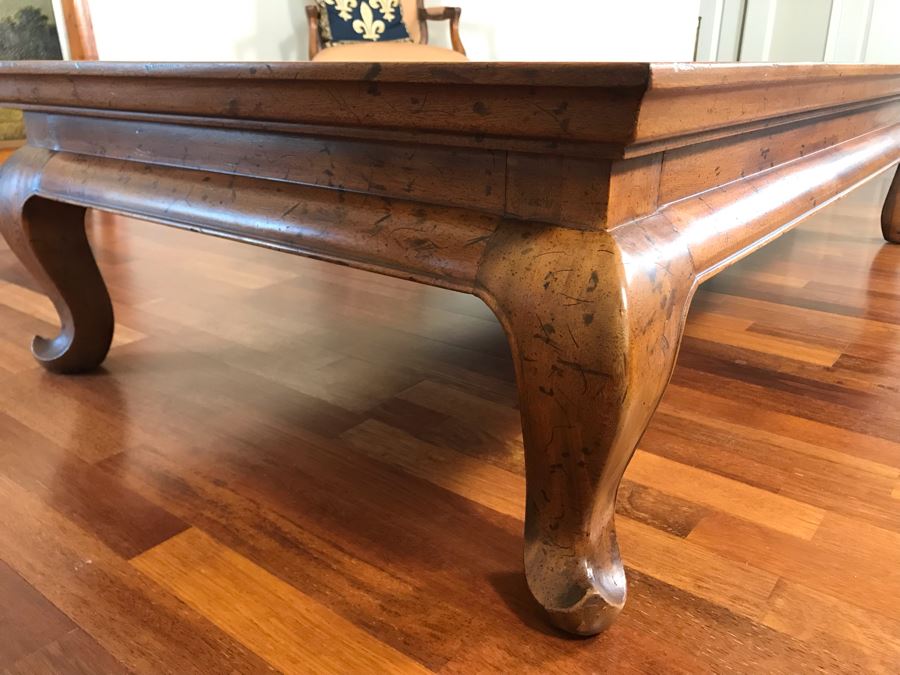 Stunning Wooden Coffee Table 66W X 34D X 16H [Photo 9]