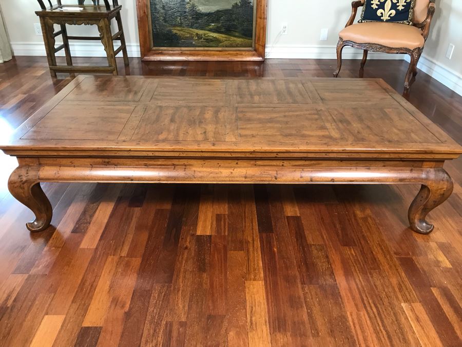 Stunning Wooden Coffee Table 66W X 34D X 16H