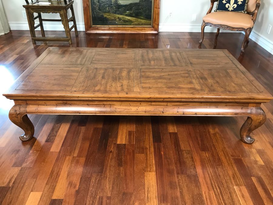Stunning Wooden Coffee Table 66W X 34D X 16H [Photo 3]