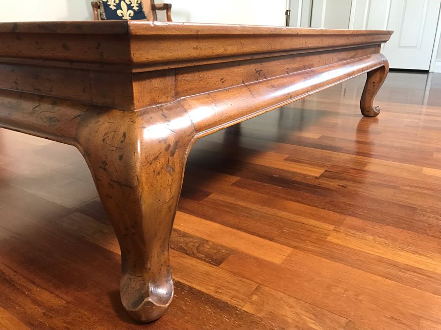 Stunning Wooden Coffee Table 66W X 34D X 16H [Photo 10]