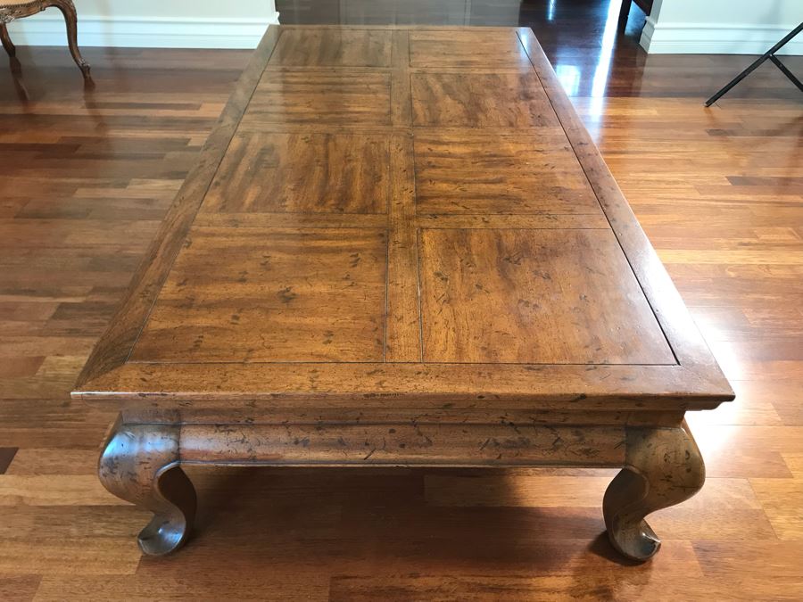 Stunning Wooden Coffee Table 66W X 34D X 16H [Photo 5]