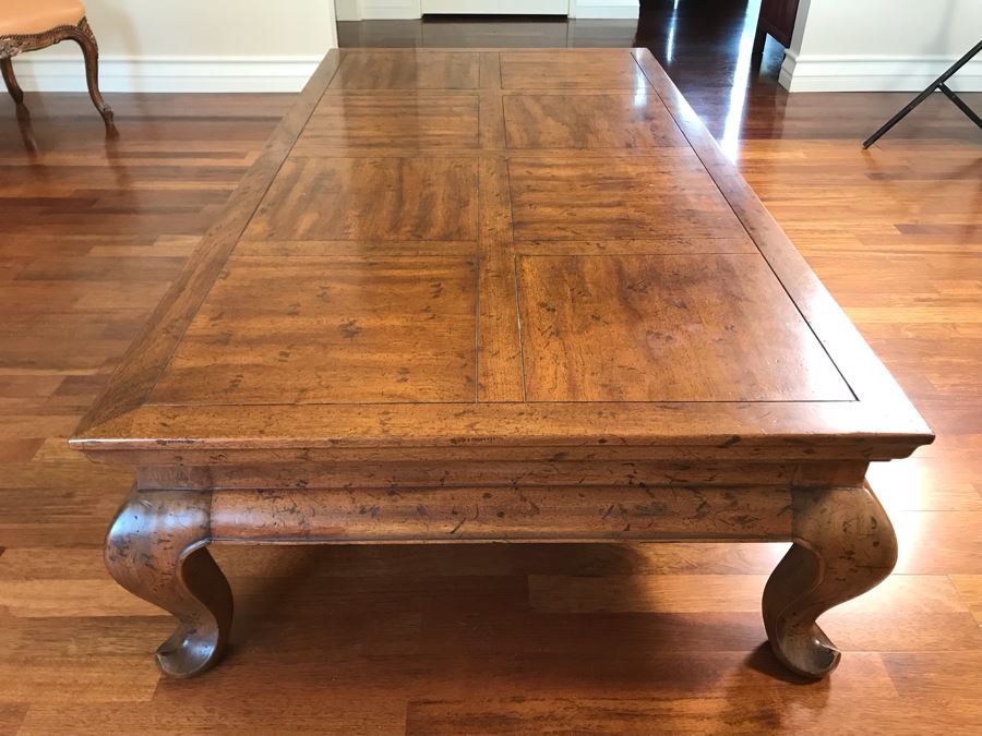 Stunning Wooden Coffee Table 66W X 34D X 16H [Photo 6]