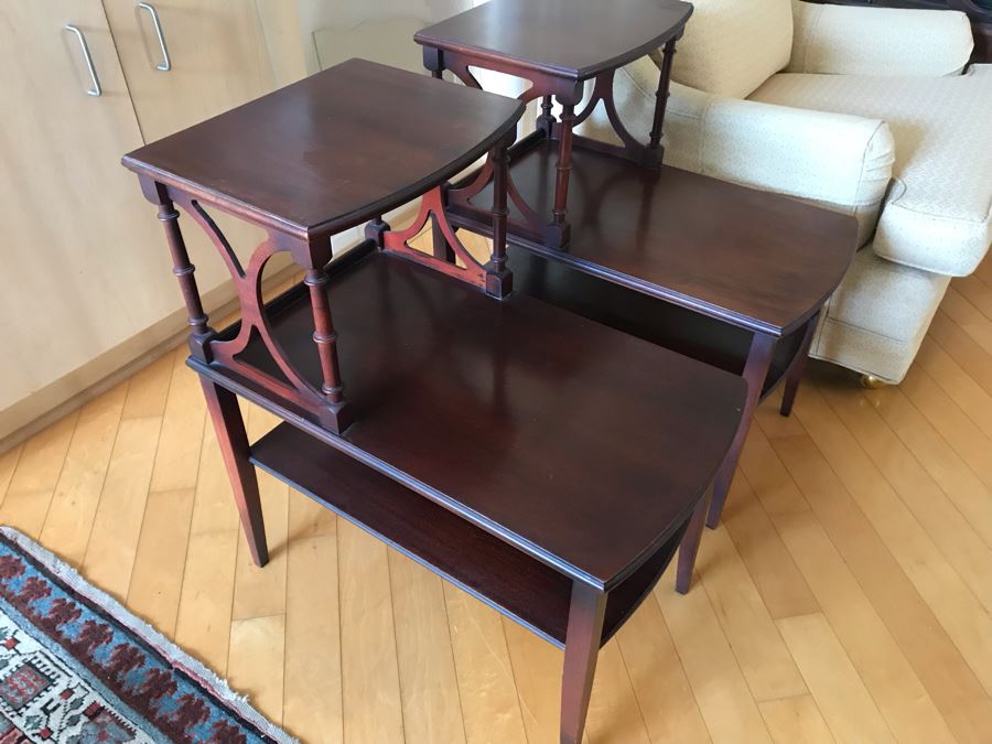 Vintage Pair Of Side Tables [Photo 5]