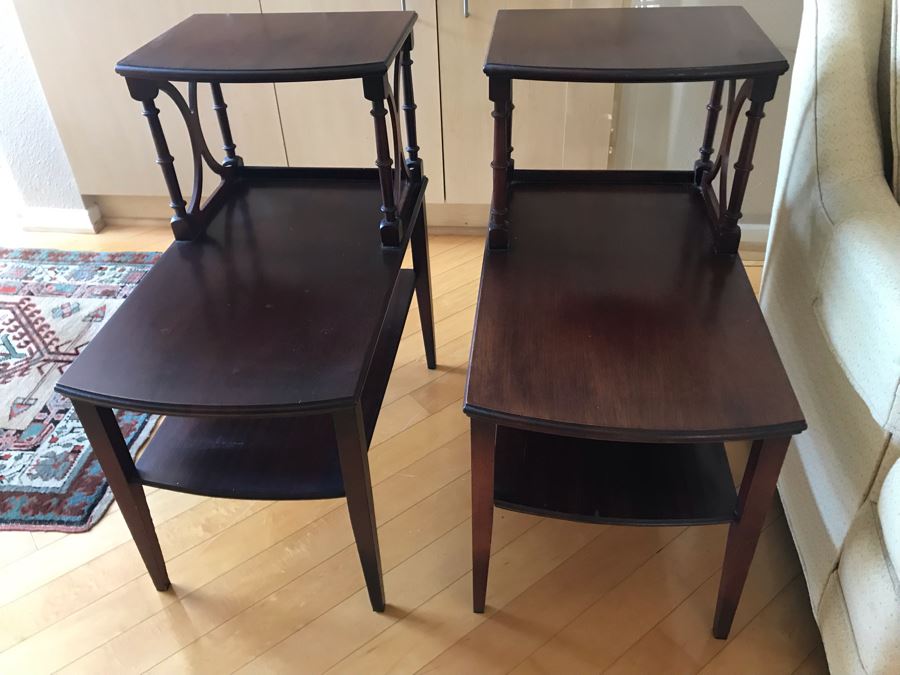 Vintage Pair Of Side Tables [Photo 6]