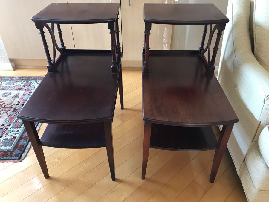 Vintage Pair Of Side Tables [Photo 4]