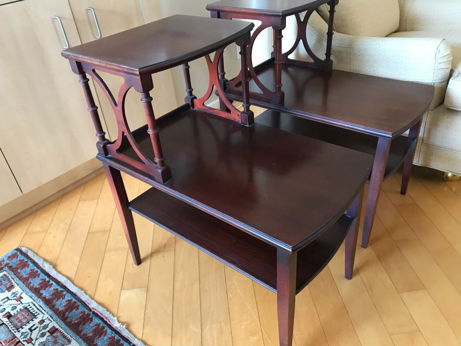 Vintage Pair Of Side Tables [Photo 2]