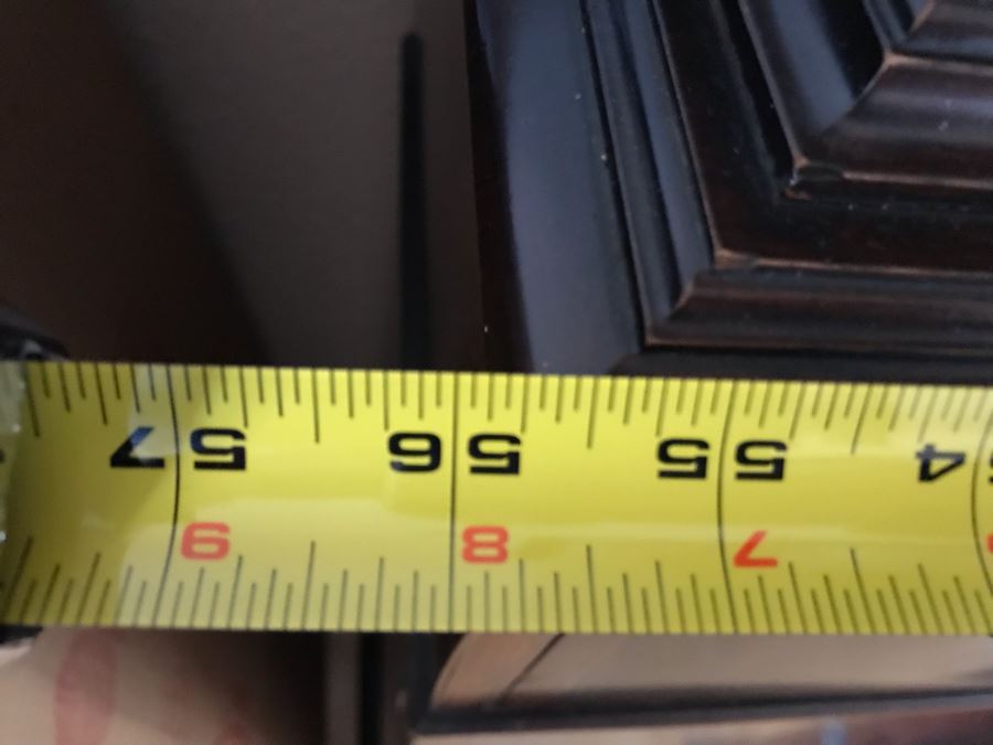 Vintage 2-Piece Wooden Breakfront Bookcase With Pull-Out Desk 56W X 15D X 84H [Photo 13]