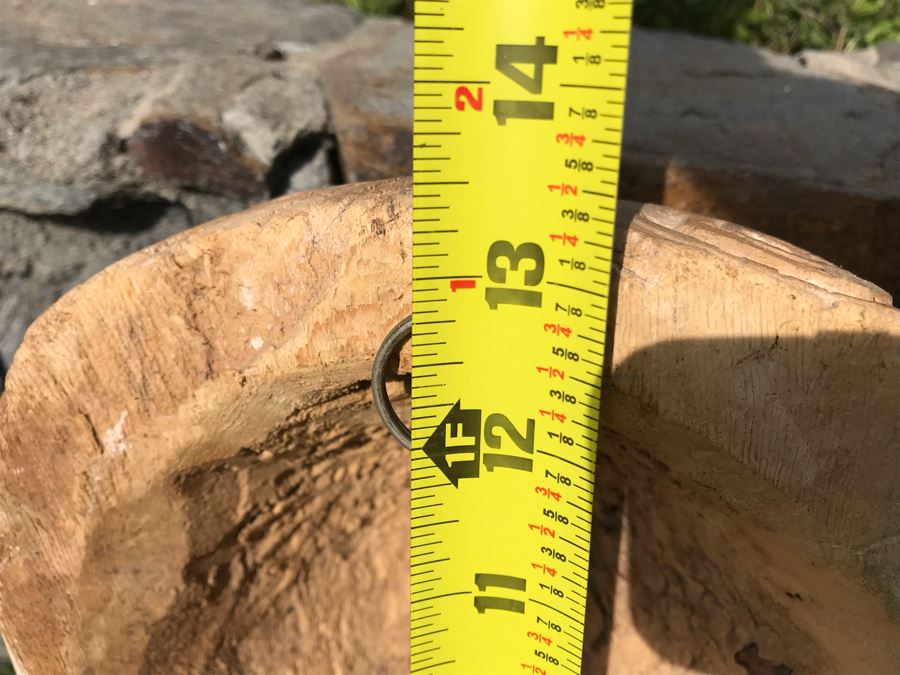 Vintage Hand Carved Dual Face Angelic Sculpture With Wings 23W X 13.5H [Photo 14]