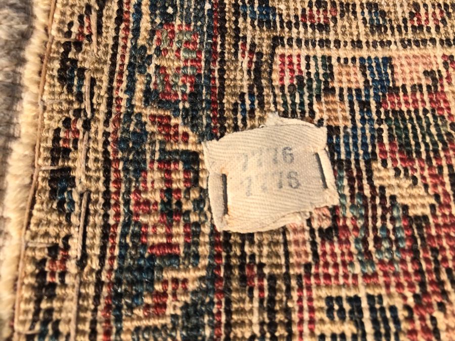 Vintage Hand Knotted Small Persian Area Rug 30 X 23 [Photo 6]