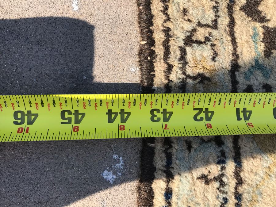 Vintage Hand Knotted Persian Area Rug 43 X 73 [Photo 8]