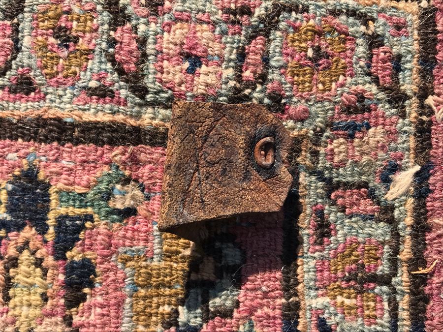 Vintage Hand Knotted Persian Area Rug 43 X 73 [Photo 5]