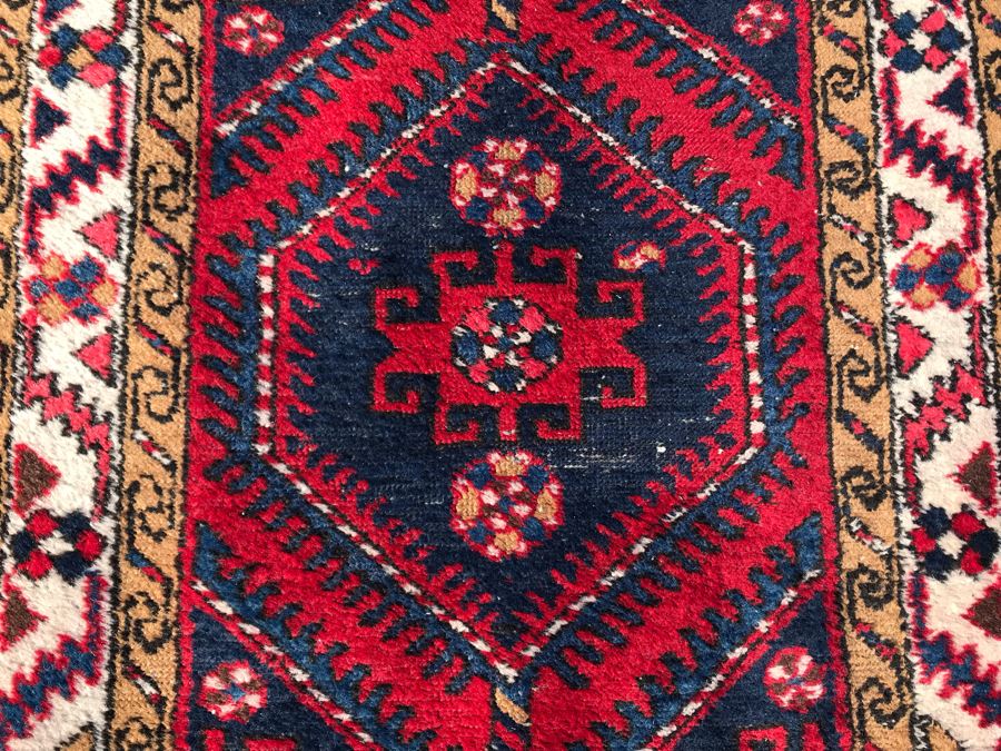 Vintage Wool Runner Rug 37 X 121 [Photo 6]